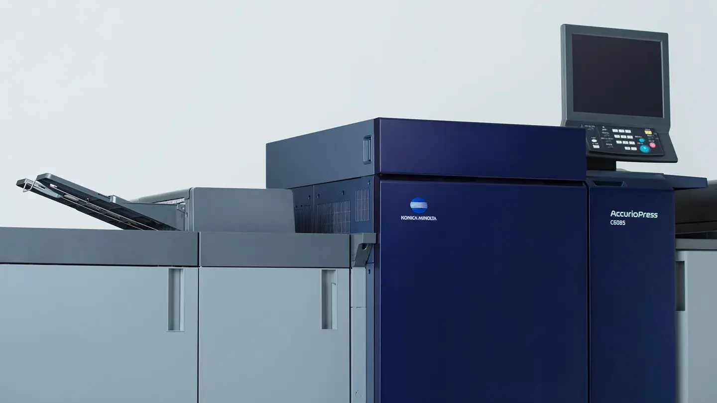 Konica Minolta AccurioPress C6100 printing equipment at Dushi Company (CDMX)