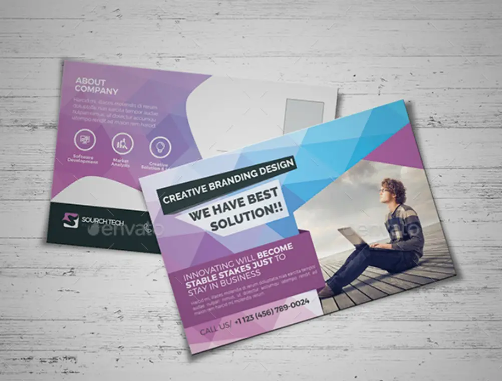 Promotional postcard printing in Mexico City