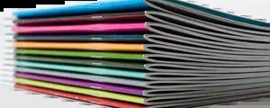 Saddle-stitch binding for magazines