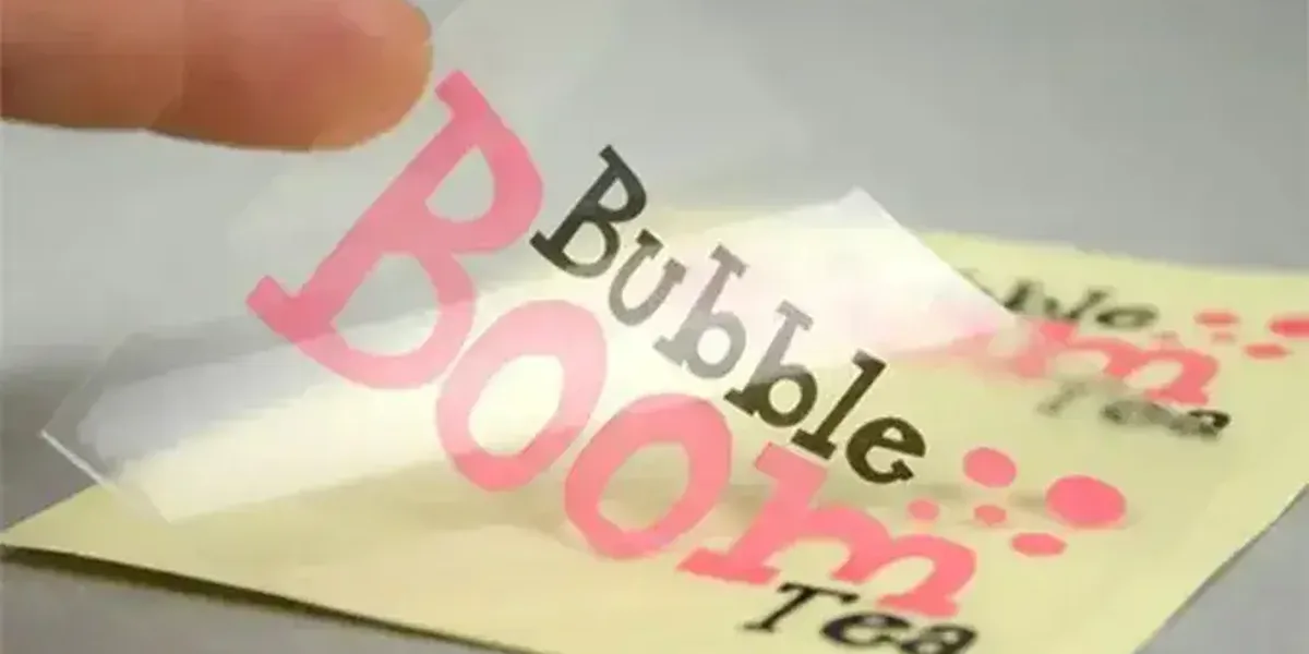 Variety of custom stickers and labels printed on vinyl and coated