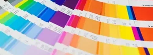 Color tests for labels and stickers printing